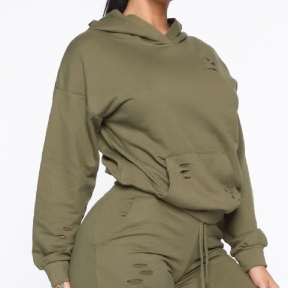 Distressed Lounge Hoodie